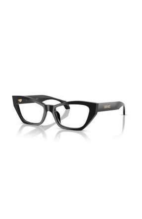 Versace 52mm Cat Eye optical glasses in Black at Nordstrom