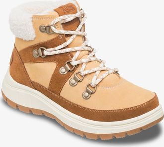Roxy Winterboots ROXY ALYAH, Damen, Gr. 39, camel, Leder, Synthetik, Schuhe Winterboots, Winterschuhe, Winterstiefel, Snowboots, wasserabweisend & gef&uuml;tter