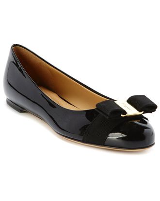 Ferragamo Ferragamo Varina Patent Ballet Flat