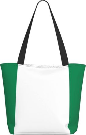 AOOEDM Nigeria Flag Ladies Shopping Bag 13x11x7in.The Perfect ValentineS Day Gift.It Is The Best ValentineS Day Gift For Mom, Daughter, Wife,Etc