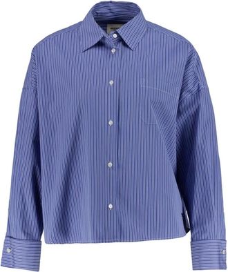Max Mara Overhemden, Dames, Blauw, 2Xs, Shirts