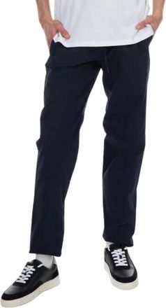 A.P.C. Nieuwe Kaplan Broeken met Trekkoord van A.p.c. - Heren - Chinos - Blauw - XL - Katoen - Broeken