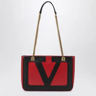 Valentino Garavani Viva Superstar Small Red/Black Bag
