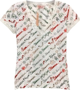 Blumarine Soft Stretch Top Size S