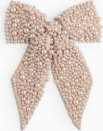 H&M Haarspange mit Schleife - Beige