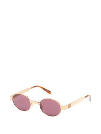 Miu Miu Eyewear SMUB51 Sunglasses - Gold
