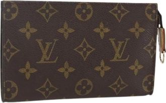 Louis Vuitton Pre-owned Clutches, female, Brown, Size: ONE SIZE Pre-owned Vintage Canvas Clutch