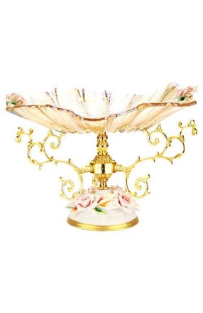 Mark Roberts Flowing Pedestal Bowl in Amber at Nordstrom