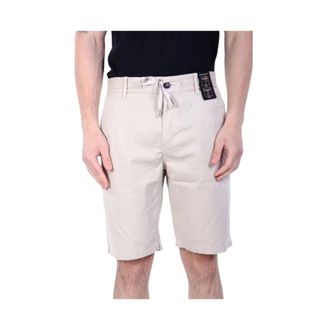 HUGO BOSS Korte Broeken, Heren, Beige, W35, Katoen, Chino Slim Shorts