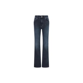 Haikure Flared Jeans, female, Blue, Size: W30 Flared Cotton Denim Jeans