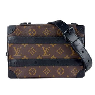 Louis Vuitton Black Brown Monogram Macassar Shoulder Bag (Pre-Owned)