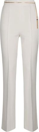 Elisabetta Franchi Pantaloni con nappa - Bianco