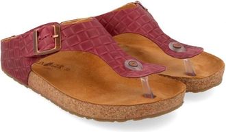 Haflinger Bio Memphis Sandalen für Damen | braun/rot