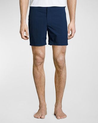 Orlebar Brown Mens Bulldog Solid Swim Shorts