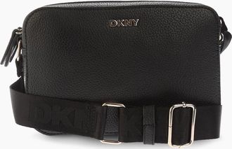 DKNY Womens Tutu Double Zip Camera Crossbody Bag - Black - Size: ONE size