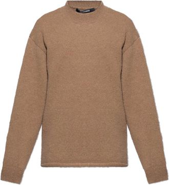 Jacquemus Heren, Truien, Bruin, Maat: XL Wol