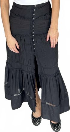 Isabel Marant Womens Gihane Skirt In Black