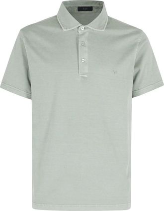Fay Classic Polo - Heren - Polos - Groen - XL - Katoen - Tops