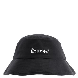 &Eacute;tudes Studio Black Logo Embroidered Bucket Hat