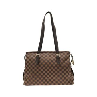 Louis Vuitton Pre-owned Tote Bags, female, Brown, Size: ONE SIZE Pre-owned Damier Tote Bag