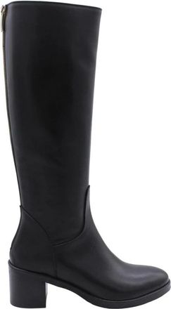 Sofia/Len Sasha Over-knee Laarzen - Dames - Laarzen met Hak - Zwart - 37 EU - Schoenen