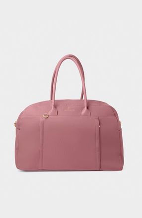 Katie Loxton Nylon-Luxe Weekend Bag in Deep Rose at Nordstrom