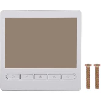OEM Termostato Programable 2 En 1 Crezuo 3a 10a Lcd, Controlador De Temperatura Inteligente Para Aire Acondicionado Y Calefacci&oacute;n Por Suelo Radiante