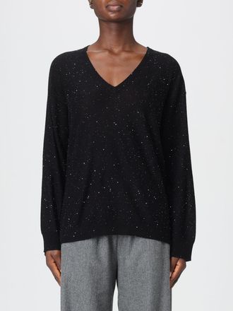Fabiana Filippi Maglia a v in lana con paillettes Fabiana Filippi