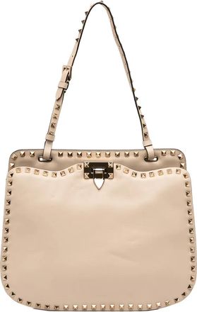 Valentino Garavani Borsa a spalla Rockstud 2000-2017 - Marrone