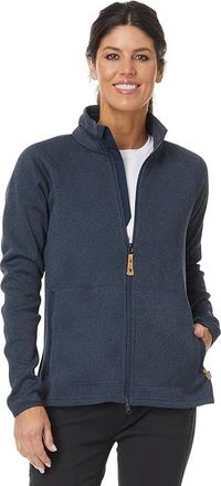 Fjällräven Ovik Fleece Zip Sweater Womens Clothing Navy : MD, Fleece/Polyester