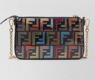 Fendi shoulder bag baguette pouch chain strap