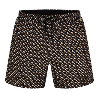 HUGO BOSS Heren Monogram Zwemshort (Zwart)