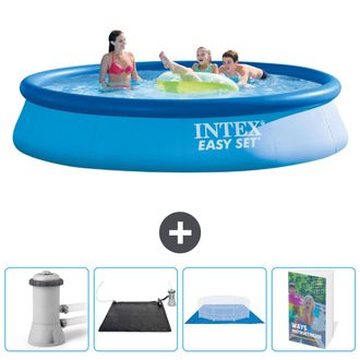 Intex Piscina Easy Set Redonda - 396x84 Cm - 7-piezas Scb126
