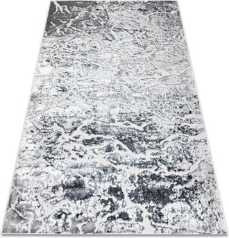 RugsX Rugsx - Alfombra mefe moderna 6182 Hormigón - Structural dos niveles de vellón gris grey 140x190 cm