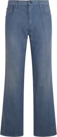 Prada Flared Jeans, male, Blue, Size: W31 Flared Jeans