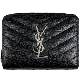 Saint Laurent Black Leather Wallet (Bi-Fold) (Pre-Owned)
