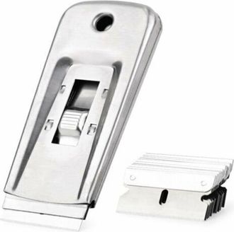 OEM Raspadores De Metal, Raspador De Vidrio, Placa Raspadora De Vidrio De Cer&aacute;mica Con 25 Cuchillas De Metal, Para Quitar Etiquetas, Pegamento, Calcoman&iacute;a