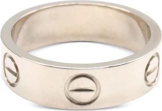 Cartier Anello Love in oro bianco 18 carati anni 2010 - Argento
