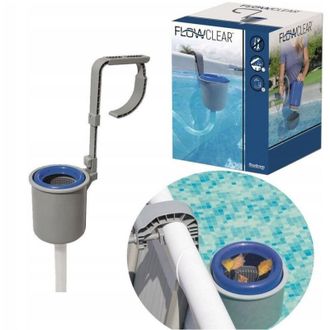 Trade Shop Trade Shop - Filtro De Superficie De Pared Skimmer Para La Limpieza De Piscina Sobre El Suelo 58233