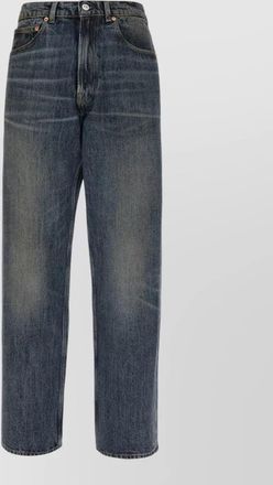 Our Legacy denim trousers belt loops contrast stitching