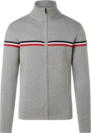 Fusalp Wengen Fiz Cardigan - Heren - Vesten - Grijs - M - Wol - Truien & Vesten