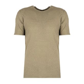 Xagon Man T-shirt in Lino - - Tops - Uomo - Beige - M