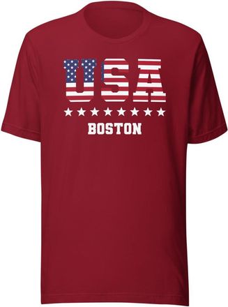 Generic USA Boston Love for America Unisex t-Shirt Cardinal