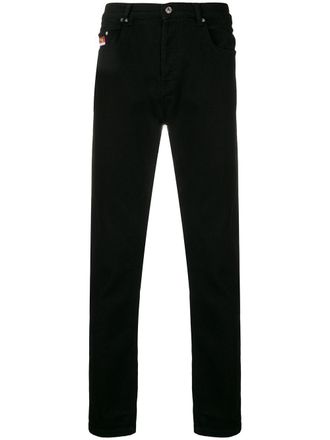 Kenzo classic slim-fit jeans - men - Cotton/Cotton/Spandex/Elastane/Polyester - 31 - Black
