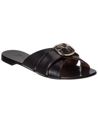 Giuseppe Zanotti Anuvorock Leather Sandal