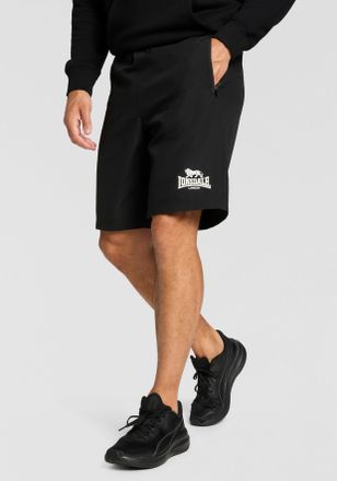 Lonsdale Trainingsshorts LONSDALE BROXFIELD, Damen, Gr. XXL, N-Gr, schwarz (schwarz, grau), Obermaterial: 100% Polyester, Hosen Trainingsshorts