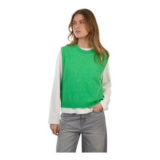 American Vintage Dames, Truien, Groen, Maat: M Wol