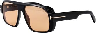 Tom Ford Mens Sunglasses Turner Black Acetate