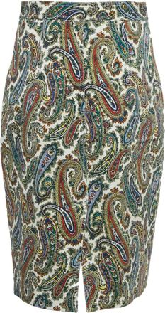 Diane Von F&uuml;rstenberg Gonna a matita con zip - Verde