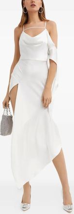 DAVID KOMA Mini-jurk met col - Wit